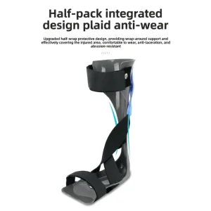 Foot Droop Orthotic Ankle Foot Support Shoes Adjustable Elastic Strap Polyester Material Sports Protection for Foot Varus