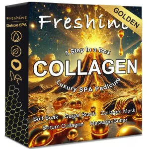 Foot Skin Care Spa Pedicure Products Sugar Body Scrub Hydrating Mask Moisturizer Cream 5 Step Collagen Pedicure Kit