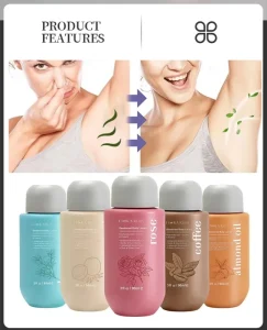 Fragrance Coconut Almond Anti-Aging Deodorant Body Lotion Set Moisturizing Vitamin E Nourishing Hand Cream Gift Box