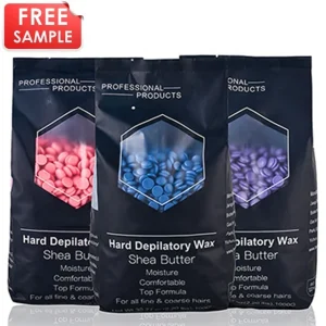Free Sample 100g 300g 500g 1000g Organic Brazilian Bikini Depilatory Hard Wax Beans Epilation Hair Removal Depilatory Wax