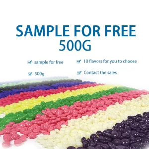 Free Sample 500g Wax Beads Esthetician Salon Waxing Depilatory Hair Removal Hard Hot Wax Beans