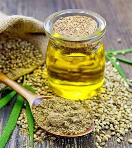 Free Sample Carrier Oil Extract Cold Pressed Hemp Seed Oil for Body Cream Muscle Pain Massage Oil