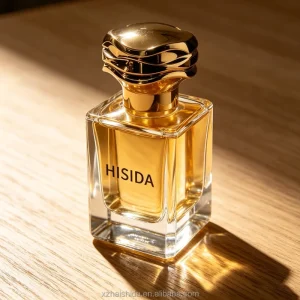 Free Sample Clear Square Perfume Spray Bottle 50ml 100ml 30ml Empty Glass Perfume Bottle With Plastic Cap