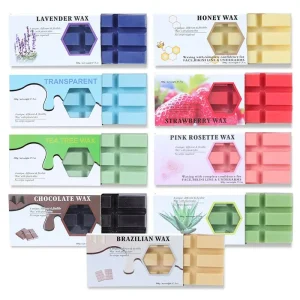 Free Sample Depilatory Wax Hair Remover Hard Wax 500g Block Wax with Gift Box