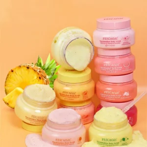 Fruit Body Scrub Body Whitening Scrubs Exfoliating Avocado Pomegranate Body Scrub
