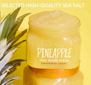 Fruit Whitening Coffee Sugar Collagen Vitamin C Kojic Acid Acne Treatment Body Scrub Deep Cleaning Exfoliate Remove Dead Skin