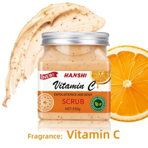 Fruit Whitening Coffee Sugar Milk Lemon Rose Turmeric VC Aloe Deep Cleaning Exfoliating Body Scrub for Dead Skin Removal