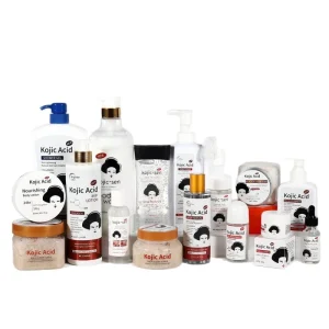 Full Range Kojic Acid Anti Aging Skin Care Set for Body Deep Cleansing