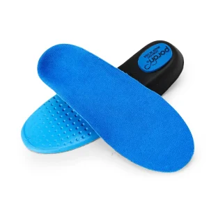 Gel Padded PU Eco Friendly Combined With Hard EVA Shoe Insole Arch Support Poron Shockproof Design Kids Insoles