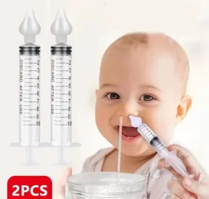 Gentle Baby Nasal Aspirator Hygienic Tube Nose Cleaner for Newborns Rhinitis Relief and Mucus Removal Veterinary Instrument