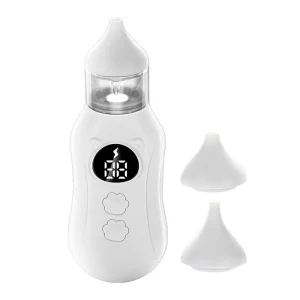 Gentle Electric Baby Nasal Aspirator Nose Cleaner for Stuffy Nose and Mucus Removal