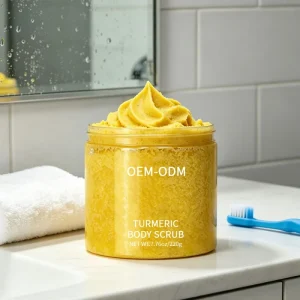 Gentle Fine Grain Turmeric Body Scrub Slough Off Dead Skin Without Dryness Post Shower