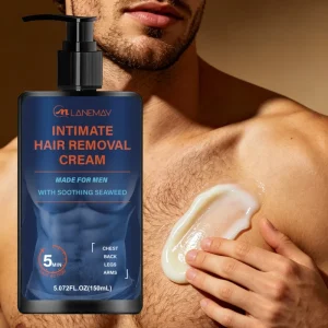 Gentle and Non Irritating Hair Removal Cream Removes Underarm Leg and Arm Hair Body Depilatory for Men and Women