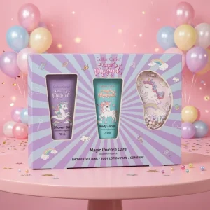 Girls Bath Set Unicorn Bath Gift Set Shower Gel Shampoo Body Lotion Moisturizing Skin Care Set