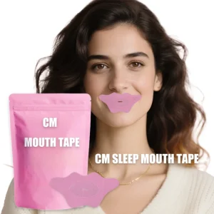 Girls Lip Shape Mouth Tape with Moisturizing Center Hydrogel Collagen Vitamin E Nourishing Lip Mouth Tape for Sleeping Better