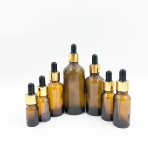 Glass Perfume Bottles 1oz 2oz 30ml 10ml 15ml Amber Empty Dropper Essential Oil Face Cream Eye Drop Carton Packing