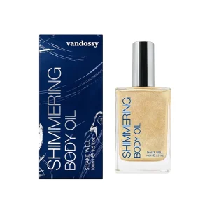 Glowing Tanning Body Oil Moisturizing Shimmer Tanner Oil in Bronze for Body & Face