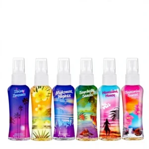 Grande Eco Friendly Womens Gift Set Fruity Scent Body Mist Fragrance Spray 6x50ml