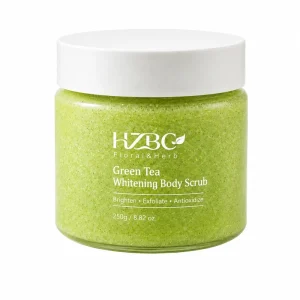 Green Tea Whitening Body Scrub Brightening Exfoliating Scrub for Dark Spots & Uneven Skin Tone Antioxidant Rich