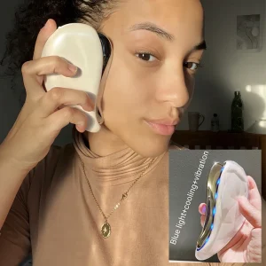 Gua Sha Frequency Face Massager Corps Scraper Hot and Cold Beauty Equipment for Head and Facial Use