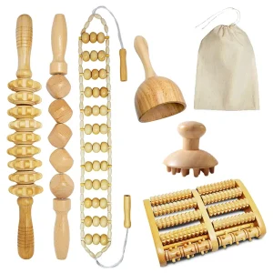 Gua Sha Tools Kit Body Shaping Massage Products Wooden Muscle Release Massage Stick