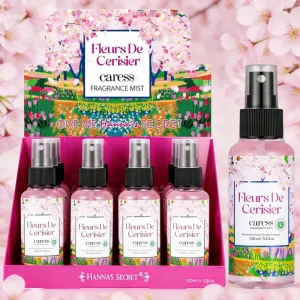 H058Z 2 Yiwu Factory Near Body Scent Garden Items Display Box Refreshing Long Last Fragrance 100ml Body Mist for Woman