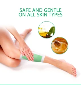 HODAF New Arrival Wax Strips for Hair Removal Gentle on All Skin Types for Face Arms Legs Bikini Line Bulk