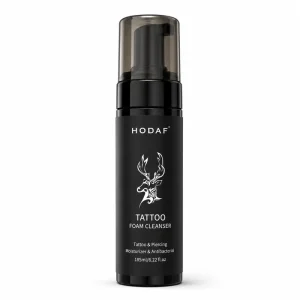HODAF OEM 185ml Tattoo Foam Cleanser Antibacterial Moisturizing Foam Wash for Tattoo & Piercing Aftercare Cleaning
