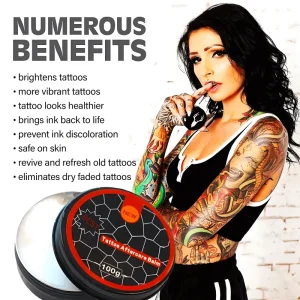 Hadiyah Aftercare Tattoo Butter Healing Skin Body Art Brighten Ink Natural Tattoo Butter Brightener Cream Tattoo Supply