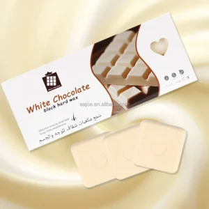 Hair Removal Beeswax Factory Supply Block Hard Wax 500g Customized Non-Irritating Cream White Chocolate Face Depilatory Waxing