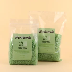 Hair Removal Bulk Waxing Beads Aloe Vera 1kg 2.2lb 2.2pound Bag Dry Fast Hard Wax Beans for Hair Removal