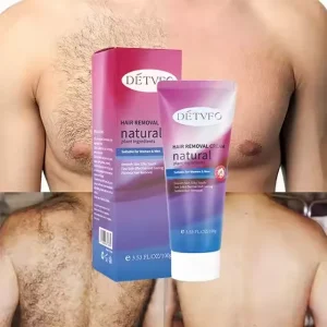 Hair Removal Cream Sensitive Depilatory Cream for Bikini Private Areas, Pubic Body, Legs and Underarms