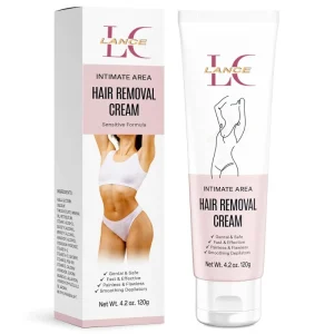 Hair Removal Cream for Women Fast Painless Depilatory for Bikini Pubic Legs Sensitive Skin Safe