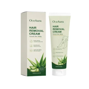 Hair Removal Cream with Aloe Gently Cleans and Cares for Underarms Arms and Legs Leaving Skin Feeling Fresh Smooth and Not Tight