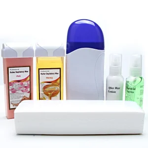 Hair Removal Professional Roller Depilatory Wax Machine Kit With Nutrition Oil