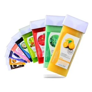 Hair Removal Wax 100 ml Depilatory Wax Roller Refill Wax Cartridge for Women and Men at Home