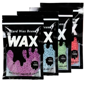 Hair Removal Wax Beans No Strip Hard Wax Rosin Material 100g for Bikini Intimate & Legs & Body