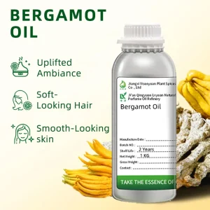 Halal Certificate Natural Bergamot Oil Bergamot Essential Oil Bergamot Aromatherapy Oil