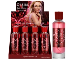 Hanna’s Secret Desire 100ml Eau De Parfum Long Lasting Women’s Perfume Mist Body Spray with Perfume Fragrance