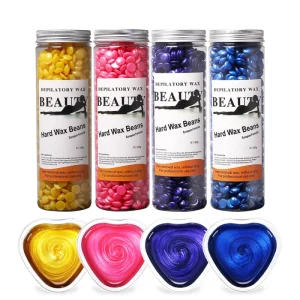 Hard Wax Beans for Hair Removal Painless Depilatory Hard Wax Beans Granules Hot Film Wax Bead For Hair Removal Beans