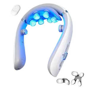 Health Care Neck Massage Products Pulse Relieve Pain Deep Tissue Shiatsu Vibration Neck Shoulder Massager With Heat