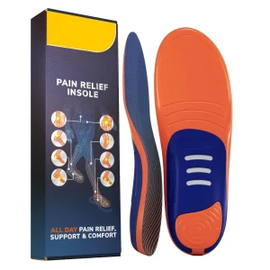 Heavy Duty Orthotic Insoles for Work Boots Shoes Plantar Fasciitis Arch Support Flat Feet Relief Shock Absorbing 340 Lbs