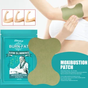 Herbal 12pcs Arm Slimming Patch Wormwood Extract Burning Fat Moxibustion Leg Relax Muscles Patch Body Slim Weight Loss Patch