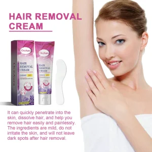 Herbal Body Hair Removal Cream Painless for Men Women Intimate Bikini Area Smooth Skin Moisturizing Gentle Lavender Scented