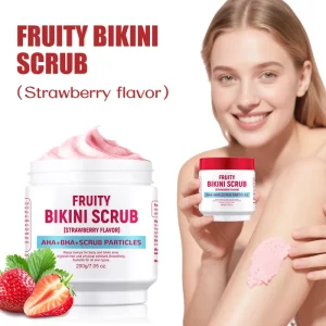 Herbal Cream Body Scrub Exfoliating Private Parts Bikini Scrub Scented Vegan Shea Butter Lemon Face Bath Gel