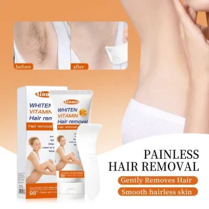 Herbal Hair Removal Cream Moisturizing Convenient Gentle for Legs Armpits and Arms Export Exclusive