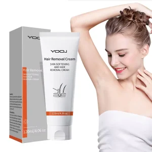 Herbal Hair Removal Cream for Women 120g Mild Hydrating Moisturizing Aloe Natural Fragrance Body Use All Skin Types