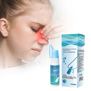 High Concentration Hypertonic Seawater Solution Nasal Spray for Rhinitis and Nasal Discomfort Natural Herbs Comfortable Relief