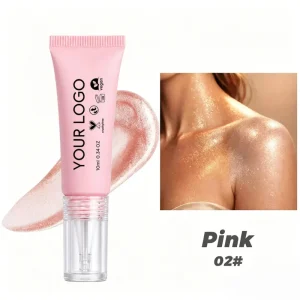 High Pigment Body Shimmer Oil Long Lasting 3 Colors 10 ml Liquid Highlighter Private Label Custom Logo Low MOQ Makeup