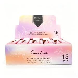 High Quality Luxurious Travel Size 35ml Floral Perfume 30ml Body Lotion Mist Set for Women’s Long Lasting Daily Use